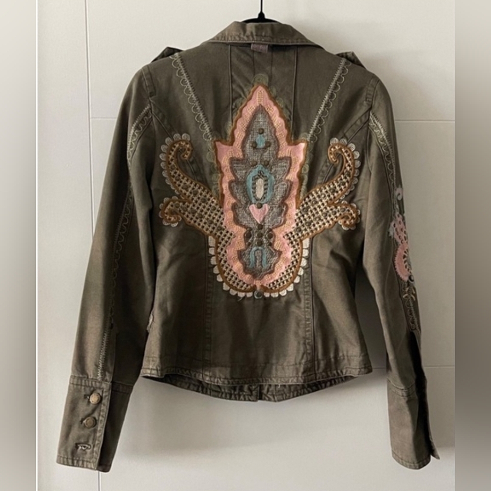 By Deep Los Angeles Cowgirl Sryle Jacket Ebroidery Hobo Jacket Coat Bohemian